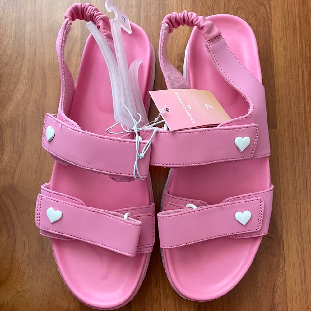 Stoney Clover Lane x Target collection size 7 sandals Limited edition